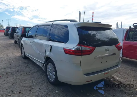 2015 Toyota Sienna Limited Premium 7 Passenger from USA, damaged, VIN 5TDDK3DC2FS102097